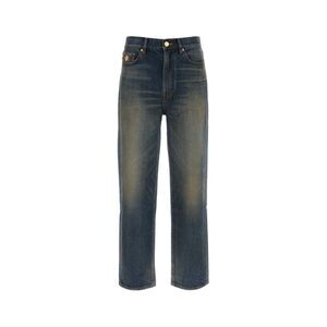 VERSACE Men's Medusa Embellished Straight Leg Jeans Men BLUE Pants